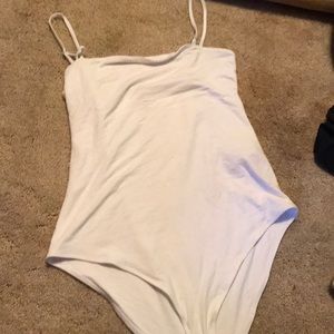 Forever 21 bodysuit white